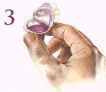 Peel back the second seal and drink the juice.